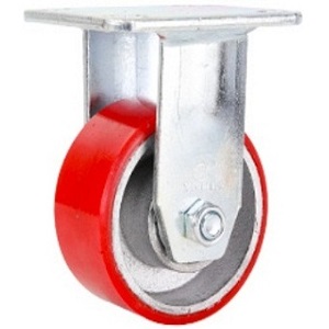 Bánh xe PU BHK100 gang cố định Bánh xe PU BHK100 gang cố định