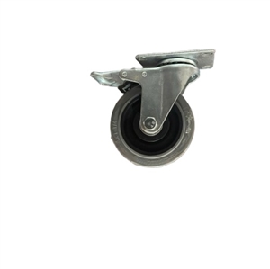 Bánh xe TPR chống tĩnh điện D100 xoay khóa Bánh xe TPR chống tĩnh điện D100 xoay khóa